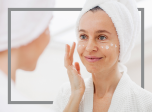 Frau mit gepflegter Haut