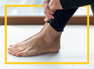 Füße schälen sich