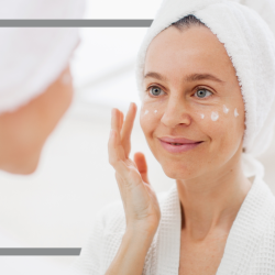 Frau mit gepflegter Haut