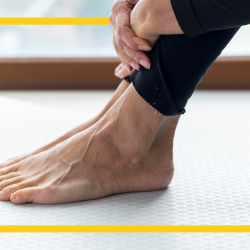 Füße schälen sich